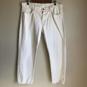 J Brand Boyfriend Jean in Bone White 32